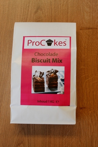 ProCakes Chocolade Biscuit Mix 1 kg.