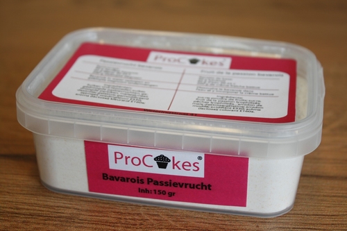 Professionele Mix voor Bavarois Passievrucht 150 gr.