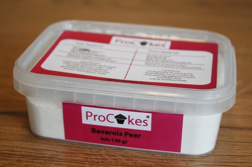 Professionele Mix voor Bavarois Peer 150 gr.